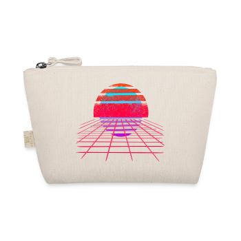 Rétro Wave Sunset Vaporwave - Trousse biologique - nature - Devant