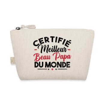 Certifié meilleur beau papa du monde - Trousse biologique - nature - Devant