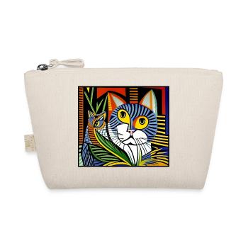 katzen 172red - Bio-Täschchen - Natur - Vorne