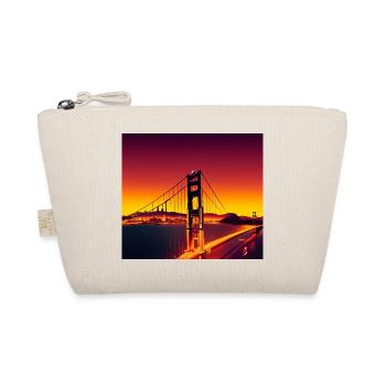 San Francisco Golden Gate Bridge Sunset - Organic Pouch - nature - Front