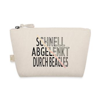 geburtstagsgeschenkidee hundefreund zitat humor - Bio-Täschchen - Natur - Vorne