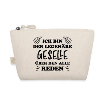 Geselle Lustiger Spruch Gesellenprüfung Geschenk - Bio-Täschchen - Natur - Vorne