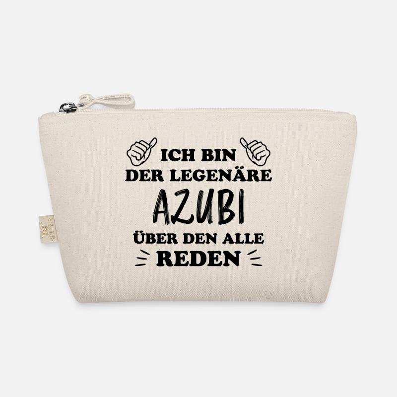 Azubi Witz Spruch Lehrling Auszubildende Geschenk - Bio-Täschchen - Natur