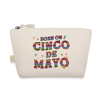 Geboren auf Cinco De Mayo Hemd Mexikanischer Geburtstag Taco - Bio-Täschchen - Natur - Vorne