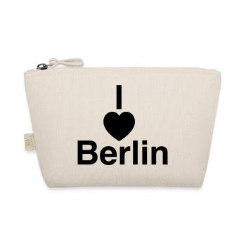 Cool "I Love Berlin" design for him and her - Organic Pouch - nature - Front