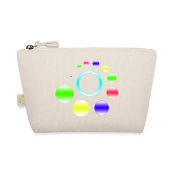 Neon Orbit Ringburst - Organic Pouch - nature - Front