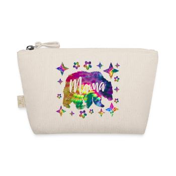 Mama Bär Batik Tie Dye - Bio-Täschchen - Natur - Vorne