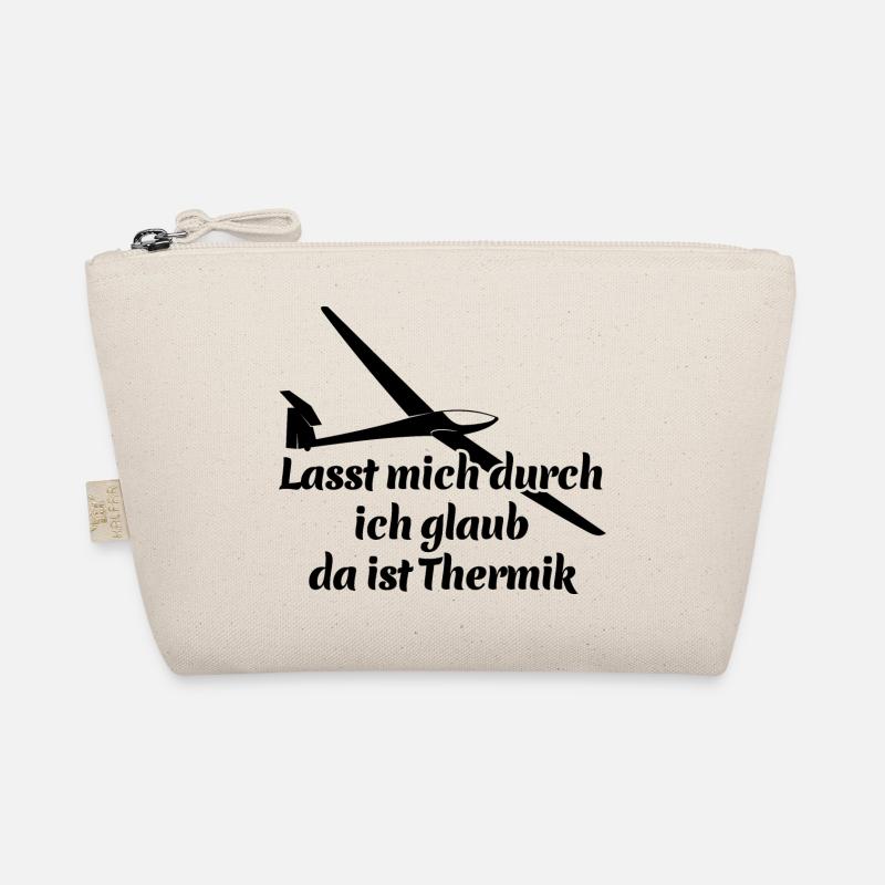 Lasst mich durch ich glaub da ist Thermik - Spruch Bio-Täschchen
