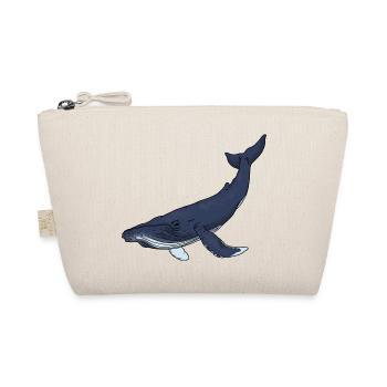 Blue whale colored - Organic Pouch - nature - Front