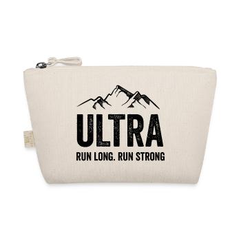 Ultra Running - Run Long. Run Strong. - Organic Pouch - nature - Front