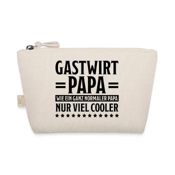 Gastwirt Fun Spruch Kneipe Wirt Gastwirt Geschenk - Bio-Täschchen - Natur - Vorne