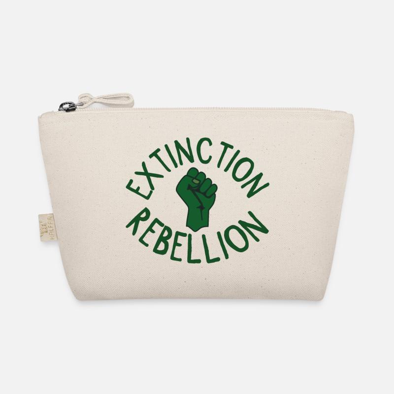 Extinction Rebellion Faust grün Bio-Täschchen