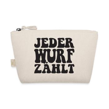 Boule Spruch Kugeln für Bouler Boccia Spiel - Bio-Täschchen - Natur - Vorne