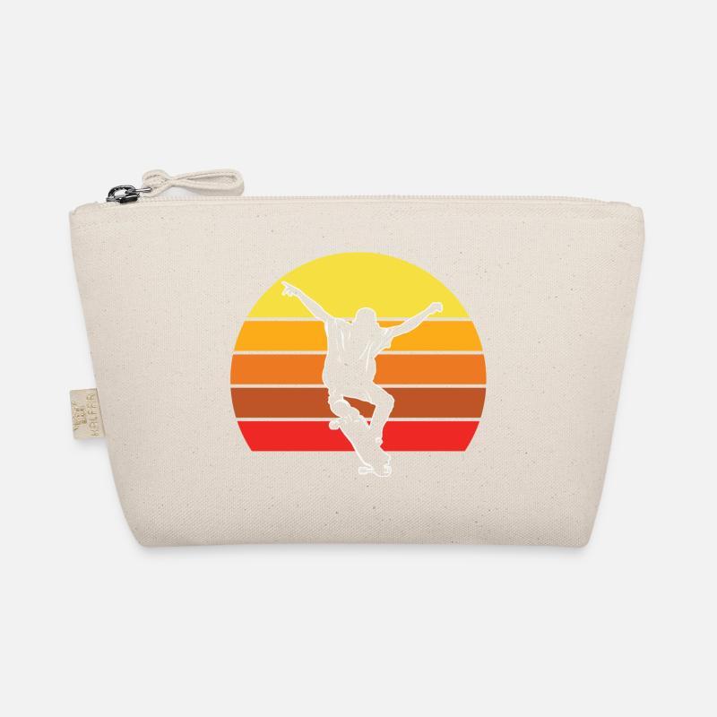 Skateboard, Skateboard, Skateboard-Fan - Bio-Täschchen - Natur