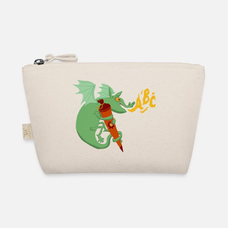 Drache abc - Bio-Täschchen - Natur