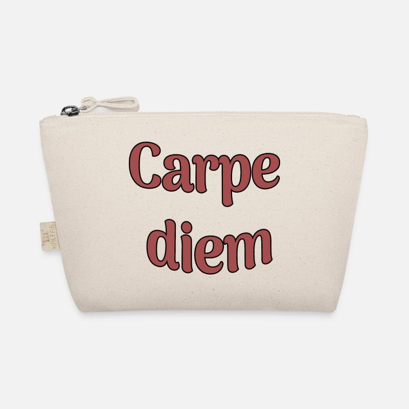 Carpe diem - Organic Pouch - nature