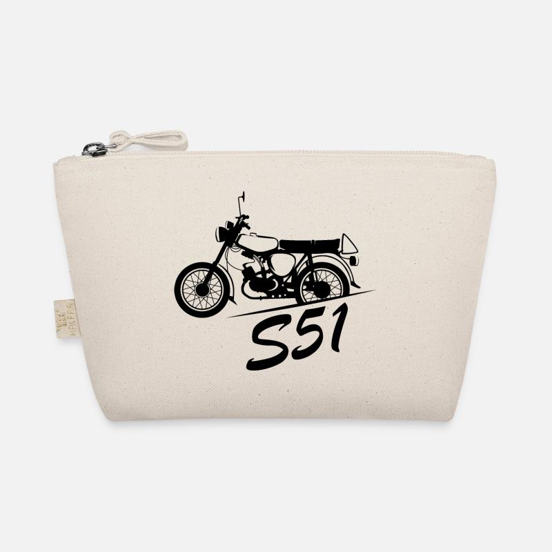 simson s51 Legende Moped DDR Nostalgie Logo icon - Bio-Täschchen - Natur
