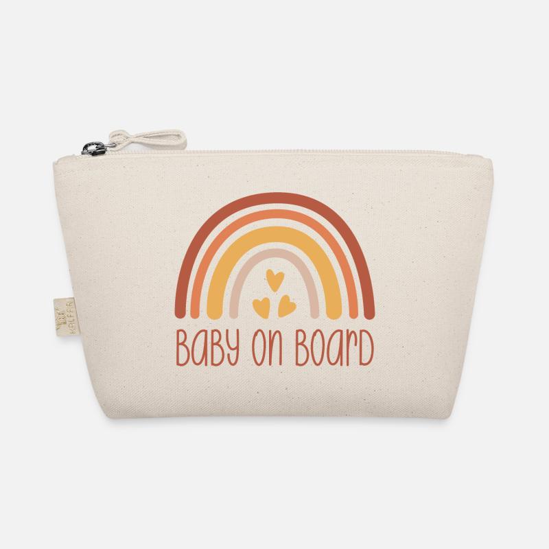 Baby on Board Regenbogen Bio-Täschchen