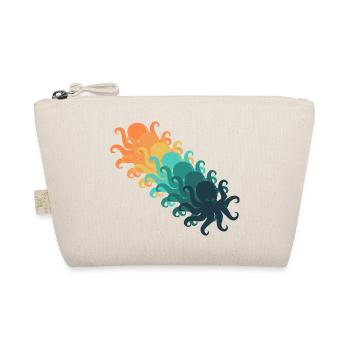 Vintage-Oktopus - Bio-Täschchen - Natur - Vorne
