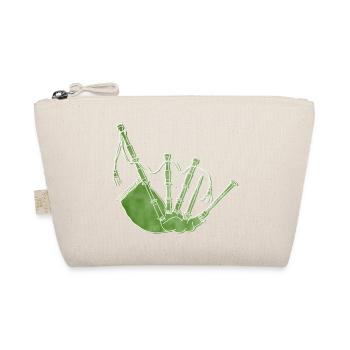 « Bagpipes », Boho Line Art Design, série « Music » - Trousse biologique - nature - Devant