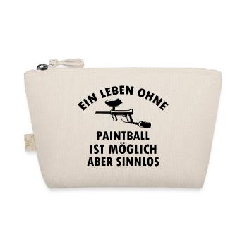 Paintball Airsoft - Bio-Täschchen - Natur - Vorne
