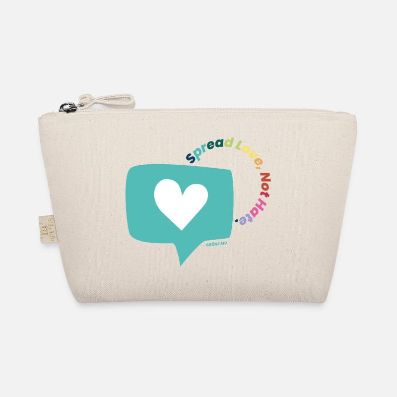 Spread Love, Not Hate. Bio-Täschchen