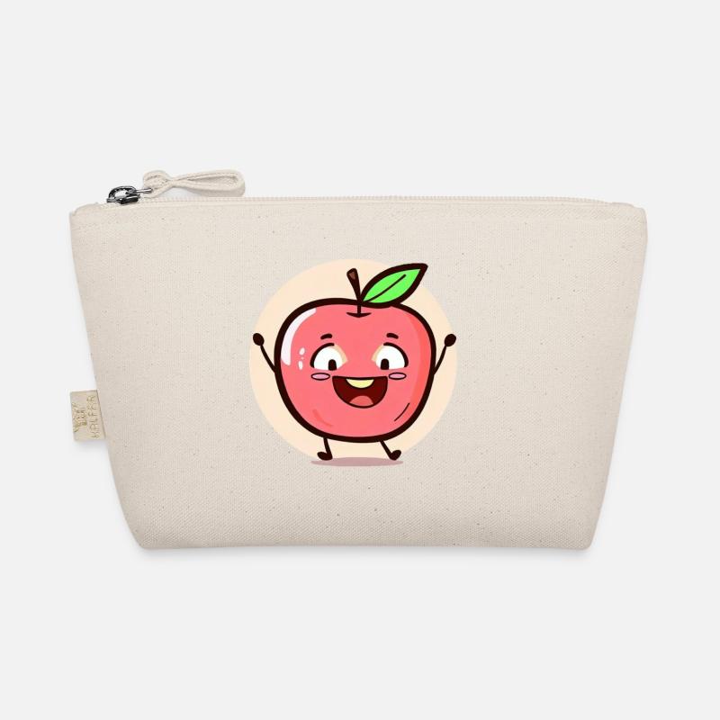 Fröhlicher Apfel Bio-Täschchen