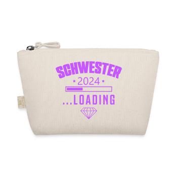 schwester 2024 loading - Bio-Täschchen - Natur - Vorne