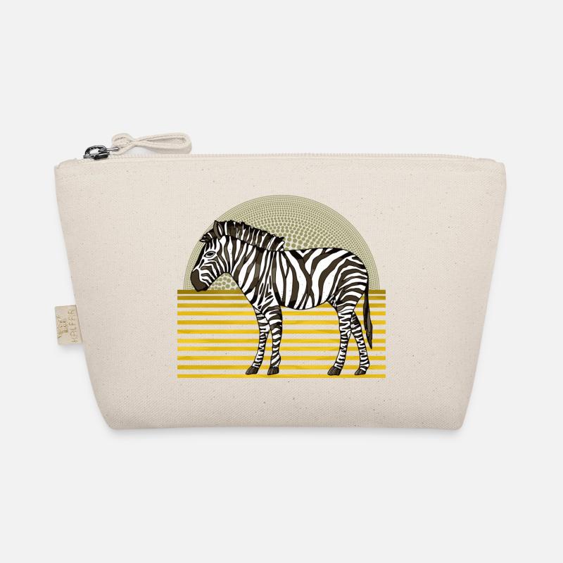 Zebra - Bio-Täschchen - Natur