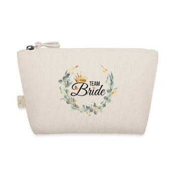 Équipe Bride! Design de couronne et de couronne, personnalisable - Trousse biologique - nature - Devant