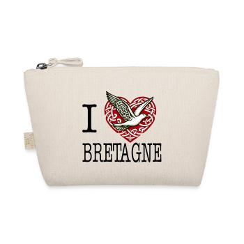 i love bretagne goeland celtique - Trousse biologique - nature - Devant