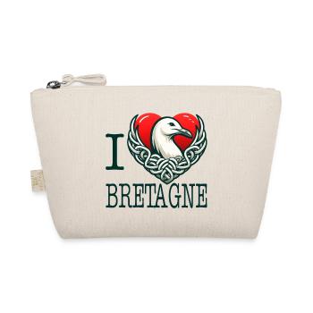 i love bretagne goeland celtique - Trousse biologique - nature - Devant