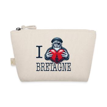I Love Bretagne Cap-Hornier - Organic Pouch - nature - Front