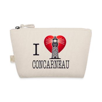 I Love Concarneau von I Love Bretagne - Bio-Täschchen - Natur - Vorne