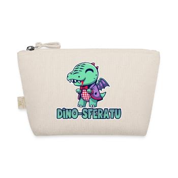 Drawing Dinosaur Vampire Chibi Humor - Organic Pouch - nature - Front