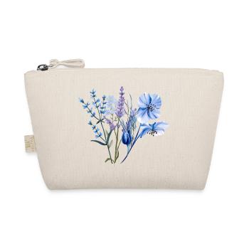 Fleurs bleues sauvage watercolor simple - Trousse biologique - nature - Devant