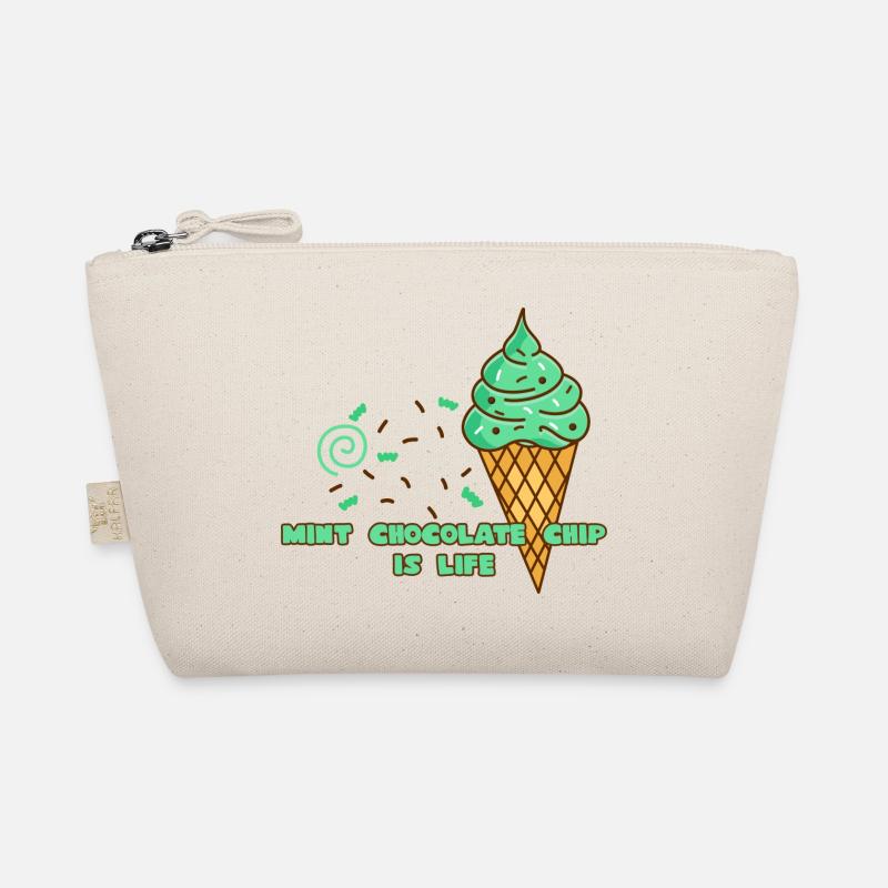Minz Schoko Chip Eis Ist Leben Bio-Täschchen