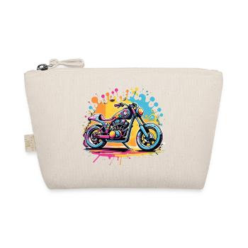 moto vintage style retro - graffiti - Trousse biologique - nature - Devant