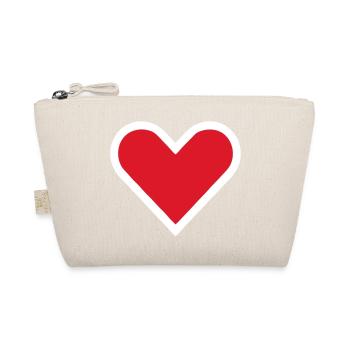 Cœur d’amour sans limites - Trousse biologique - nature - Devant