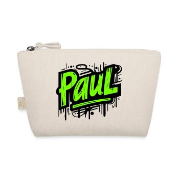 Paul Surname First Name Graffiti - Organic Pouch - nature - Front