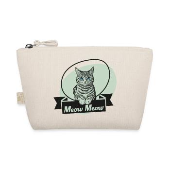 meow meow - Bio-Täschchen - Natur - Vorne