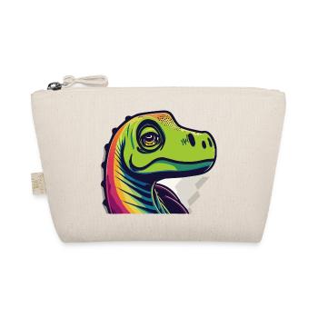 Regenbogen Echse - Bio-Täschchen - Natur - Vorne