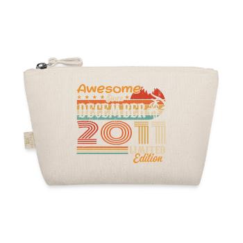 Retro Vintage Legendary Birthday December 2011 - Organic Pouch - nature - Front
