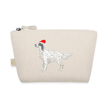 Setter anglais Fundogs Noël - Trousse biologique - nature - Devant