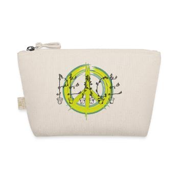 PEACE - Bio-Täschchen - Natur - Vorne