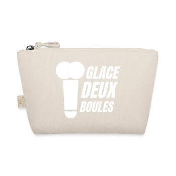 glace deux boules, crème glacée, glace humour - Trousse biologique - nature - Devant