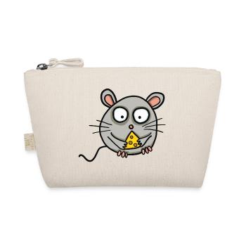 Mouse with cheese - Organic Pouch - nature - Front