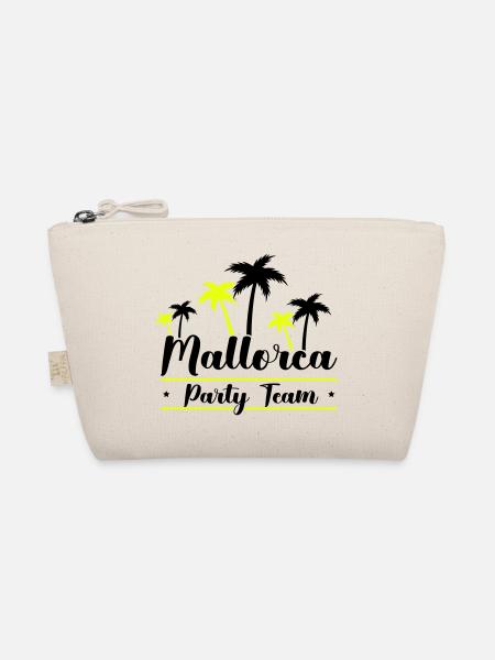 mallorca party team - Bio-Täschchen - Natur - Vorne