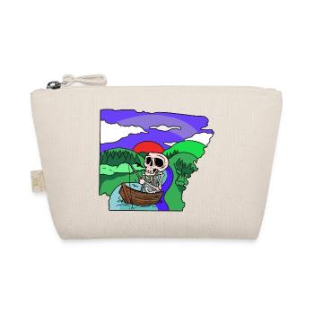 Angler, Skeleton Fishing, Fishing, Hobby, Fishing, Nature - Organic Pouch - nature - Front