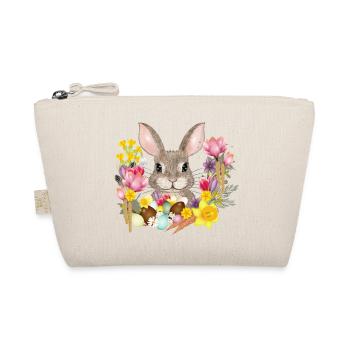 Couronne de Pâques et œufs de Pâques avec lapin comme lapin de Pâques - Trousse biologique - nature - Devant